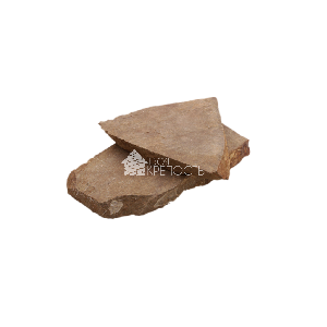 Плитняк песчаник серо-коричневый толщина камня 2 см для облицовки